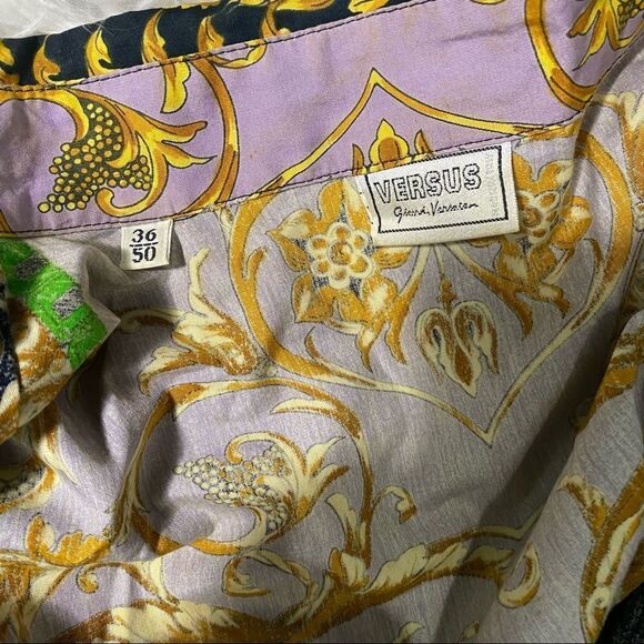 Versus Gianni Versace Lion Logo buttoned Shirt 50 - Picture 7 of 9